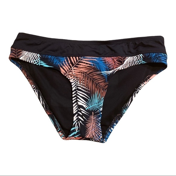 Carve Designs Catalina Bikini Bottom NWOT Black Palm - Picture 2 of 8